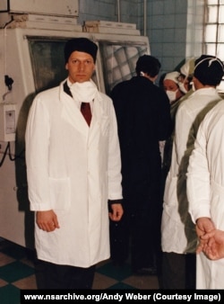 Энди Вебер в Усть-Каменогорске, 1994 год.