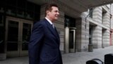 U.S. -- Paul Manafort leaves U.S. District Court in Washington, February 14, 2018