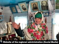 Надежда Родионова, хранитель музея "Изба крестьянина-семейского" в селе Архангельское