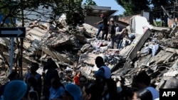 Последствия землетрясения в Колумбии
