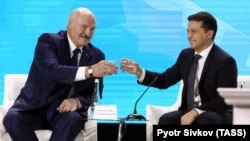 Встреча Александра Лукашенко и Владимира Зеленского в Житомире, Украина, 4 октября 2019 года. Фото: ТАСС