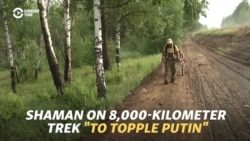Shaman On 8,000-Kilometer Trek 'To Topple Putin'
