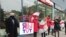 Belarus -- solidarity rally in support of the Belarusian internet-portal Tut.by. Vilnius, Lithuania, May 18, 2021 