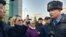 Kazakhstan – protest after the death of civil activist Dulat Agadil at the Nur-Sultan pre-trial detention. Almaty, 25Feb2020