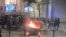 Serbia--Belgrade--Clashes between the police and anti-government protesters on Cvetni trg, May 23, 2026.
