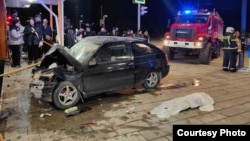 Место ДТП в Ревде