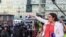 RUSSIA – Юлия Галямина на митинге в Москве, июль 2019