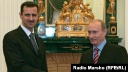 Башар Асад с президентом РФ Владимиром Путиным 