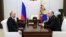RUSSIA -- Russian Russian President Vladimir Putin meets Norilsk Nickel CEO Vladimir Potanin at the Novo-Ogaryovo residence outside Moscow, December 10, 2018