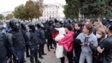 Протестующие и милиция в Гомеле, 27 сентября 2020 года