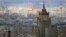 Russia -- The headquarters of Russian Foreign Ministry rising in central Moscow, April 5, 2012