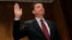 U.S. -- FBI Director James Comey is sworn in before a Senate Committee on Homeland Security and Government Affairs hearing on "Fifteen Years After 9/11: Threats to the Homeland," on Capitol Hill in Washington, September 27, 2016