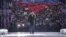 RUSSIA -- Russian President Vladimir Putin attends a concert marking the seventh anniversary of Russia's annexation of Crimea at Luzhniki Stadium in Moscow, Russia March 18, 2021.