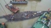 Затонувший на реке Янцзы теплоход поднят на поверхность