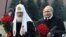Патриарх Кирилл с Владимиром Путиным