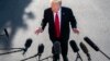 U.S. -- U.S. President Donald J. Trump speaks to the media as he departs the White House for Colorado in Washington, DC, USA, 30 May 2019.