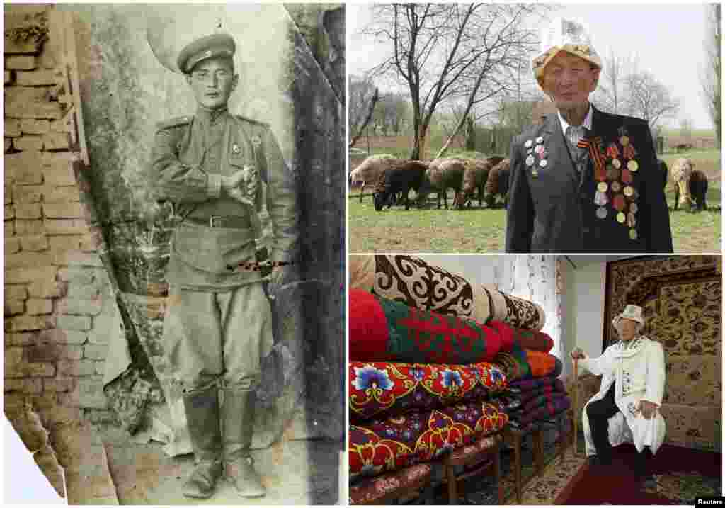 Абла Бегалиев, 92. Кыргызский офицер являлся служащим украинской пограничной кавалерии с февраля 1942 по апрель 1947 &nbsp;