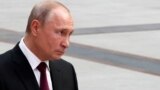 RUSSIA -- Russian President Vladimir Putin attends a news briefing after an annual nationwide televised phone-in show in Moscow, June 20, 2019