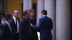 В Милане проходит встреча Владимира Путина с Петром Порошенко