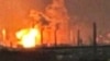 RUSSIA – Consequences of the strike by the Defense Forces of Ukraine on the Ryazan Oil Refining Company on the night of January 26, 2024