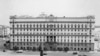 Soviet Union - a picture released on September 21, 1964 shows the KGB building (aka Lubyanka), in Moscow with the monument of Soviet Committee for State Security (KGB) founder Felix Dzerzhinsky in front of it. 1964