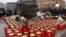 RUSSIA -- People take part in an annual ceremony honoring the memory of thousands of men and women executed by the Soviet authorities during Josef Stalin's Great Terror, at the Solovetsky Kamen (Solovki Stone) memorial on Lubyanka Square, in Moscow, Octob