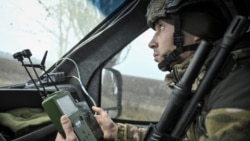 Украинский военный под Покровским в Днепропетровской области