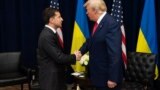 U.S. – President of Ukraine Volodymyr Zelensky (left) and US President Donald Trump. New York, September 25, 2019