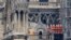 Firefighters work at Notre-Dame Cathedral in Paris