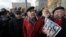 Лев Пономарев на акции протеста в Москве 