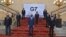 U.K. -- G7 Foreign Ministers ose for a family photo at the start of the G7 foreign ministers meeting in London, May 4, 2021