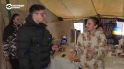 Репортаж из "пункта несокрушимости" в Киеве, который открыли белорусские волонтеры