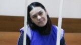 Гражданка Узбекистана Гюльчехра Бобокулова, подозреваемая в убийстве, в Пресненском районном суде.