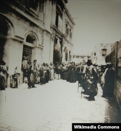 Освящение Александровского подворья в Иерусалиме в 1896 году. Фото: Wikimedia Commons