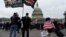 U.S. -- Supporters of US President Donald Trump hold a rally outside the US Capitol as they protest the upcoming electoral college certification of Joe Biden as US President in Washington, DC on January 6, 2021.