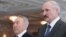 Belarus -- Russian President Vladimir Putin, his Kazakh and Belarusian counterparts Nursultan Nazarbaev and Alyaksandr Lukashenka pose prior a session of the Supreme Eurasian Economic Council in Minsk, April 29, 2014
