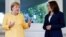 U.S. VP Harris meets with German Chancellor Merkel in Washington