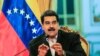 VENEZUELA -- Venezuelan President Nicolas Maduro talks during a meeting with Venezuelan diplomats returning from the US, at the Miraflores presidential palace in Caracas, Juanary 28, 2019