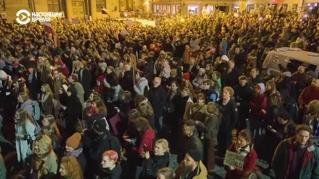 "Эти 56 депутатов не могут делать все, что им вздумается". В Риге на акцию в защиту Стамбульской конвенции вышли 10 тысяч человек "Эти 56 депутатов не могут делать все, что им вздумается". В Риге на акцию в защиту Стамбульской конвенции вышли 10 тысяч человек