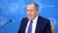 RUSSIA - Russia's Foreign Minister Sergei Lavrov attends a ceremony held via video link with Antigua and Barbuda's Prime Minister Gaston Browne to sign the treaty on basic relations, Moscow, June 08, 2021