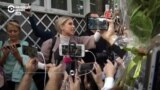 "Мы, москвичи, не сдаемся", – Любовь Соболь выступила на мирном шествии за свободные выборы