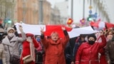 Задержания на марше 1 ноября в Минске