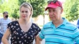 Belarus - Belarusian presidential candidate Valery Tsapkala is collecting signatures in Maladechna. 17Jun2020