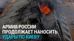 "Просто взяли и ударили по жилому дому!" Жители показывают, как российский дрон попал в многоэтажку в Киеве