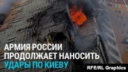 "Просто взяли и ударили по жилому дому!" Жители показывают, как российский дрон попал в многоэтажку в Киеве