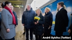 Урсула фон дер Ляйен прибыла в Киев, 24 февраля 2026 года